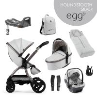 BabyStyle Egg3 szett 8 az 1-ben Houndstooth Silver