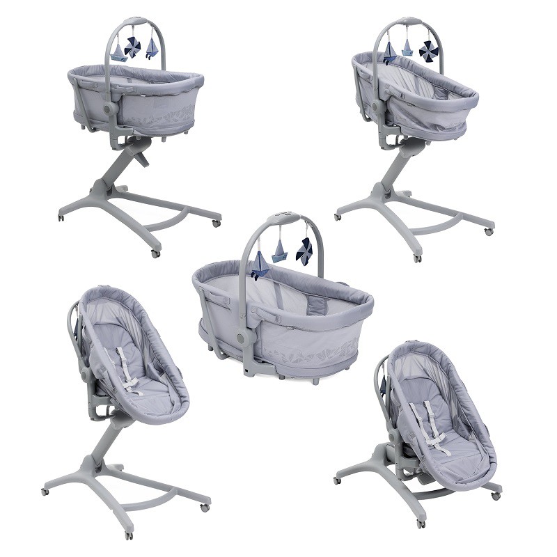 Chicco Kiságy/pihenőszék/etetőszék Baby Hug Pro - Earl Grey