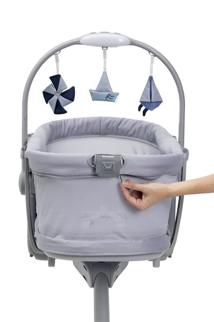 Chicco Kiságy/pihenőszék/etetőszék Baby Hug Pro - Earl Grey