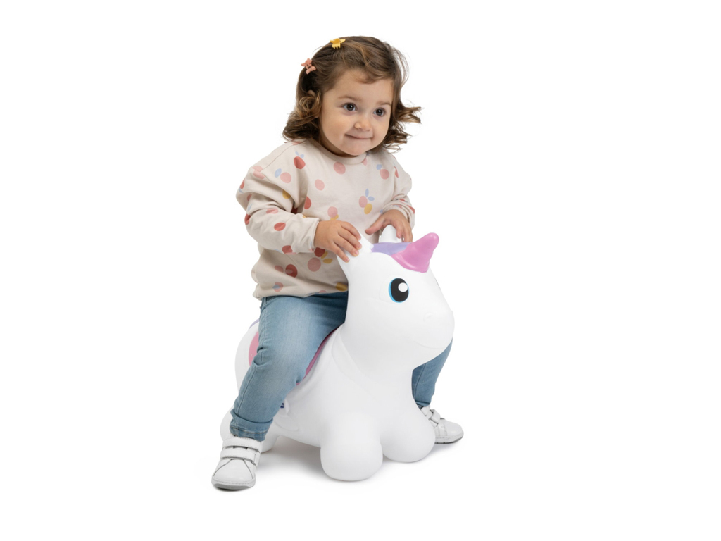 CHICCO felfújható ugráló egyszarvú 24h+