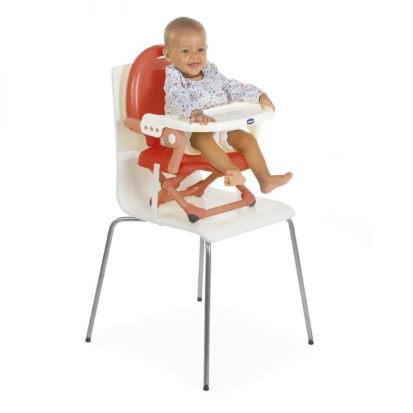 CHICCO Hordozható ülésmagasító Pocket Snack székhez - Poppy red