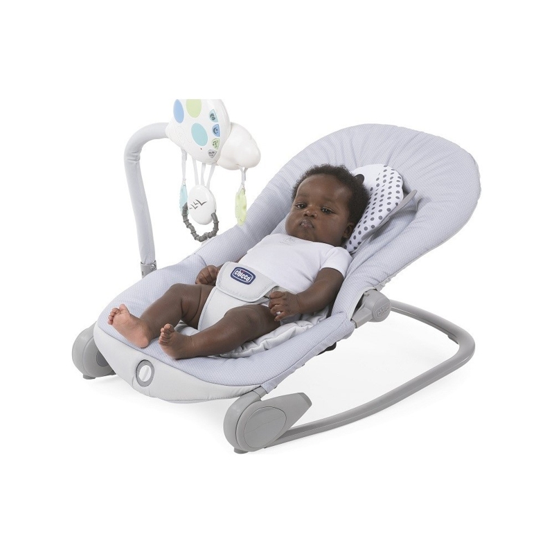 CHICCO Hintaszék dallammal Balloon - Froggy 0hó+ 18 kg-ig