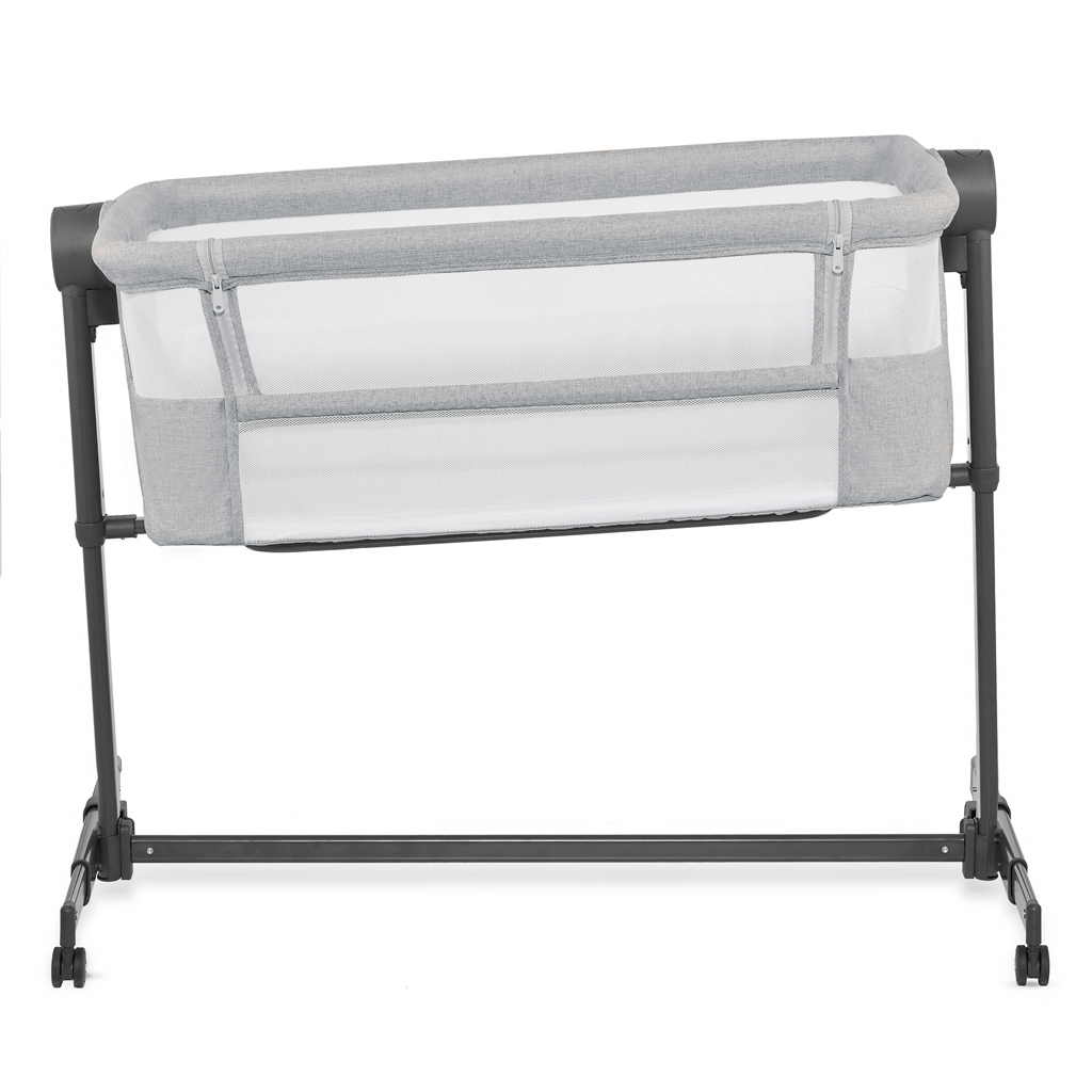 KINDERKRAFT Állítható magasságú gyermekágy Neste Up2 Full Light Grey