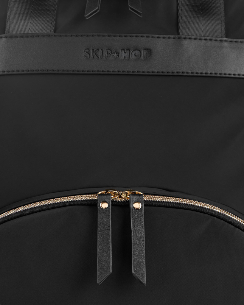 SKIP HOP Táska pelenkázó/hátizsák Envi-Luxe Black
