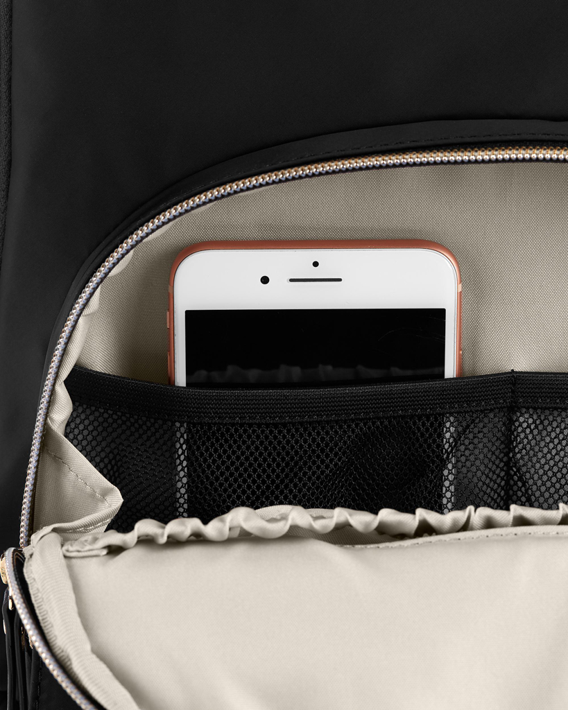 SKIP HOP Táska pelenkázó/hátizsák Envi-Luxe Black