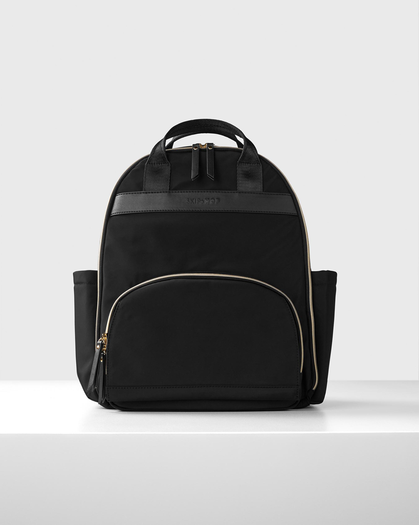 SKIP HOP Táska pelenkázó/hátizsák Envi-Luxe Black