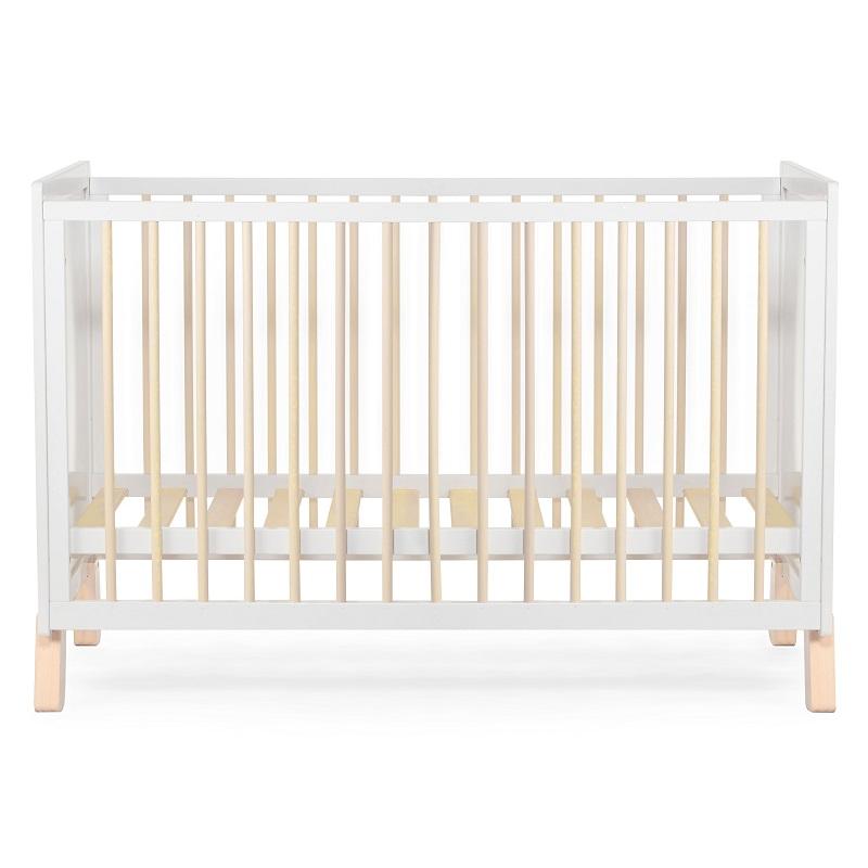 KINDERKRAFT SELECT Fából készült kiságy korláttal NICO White