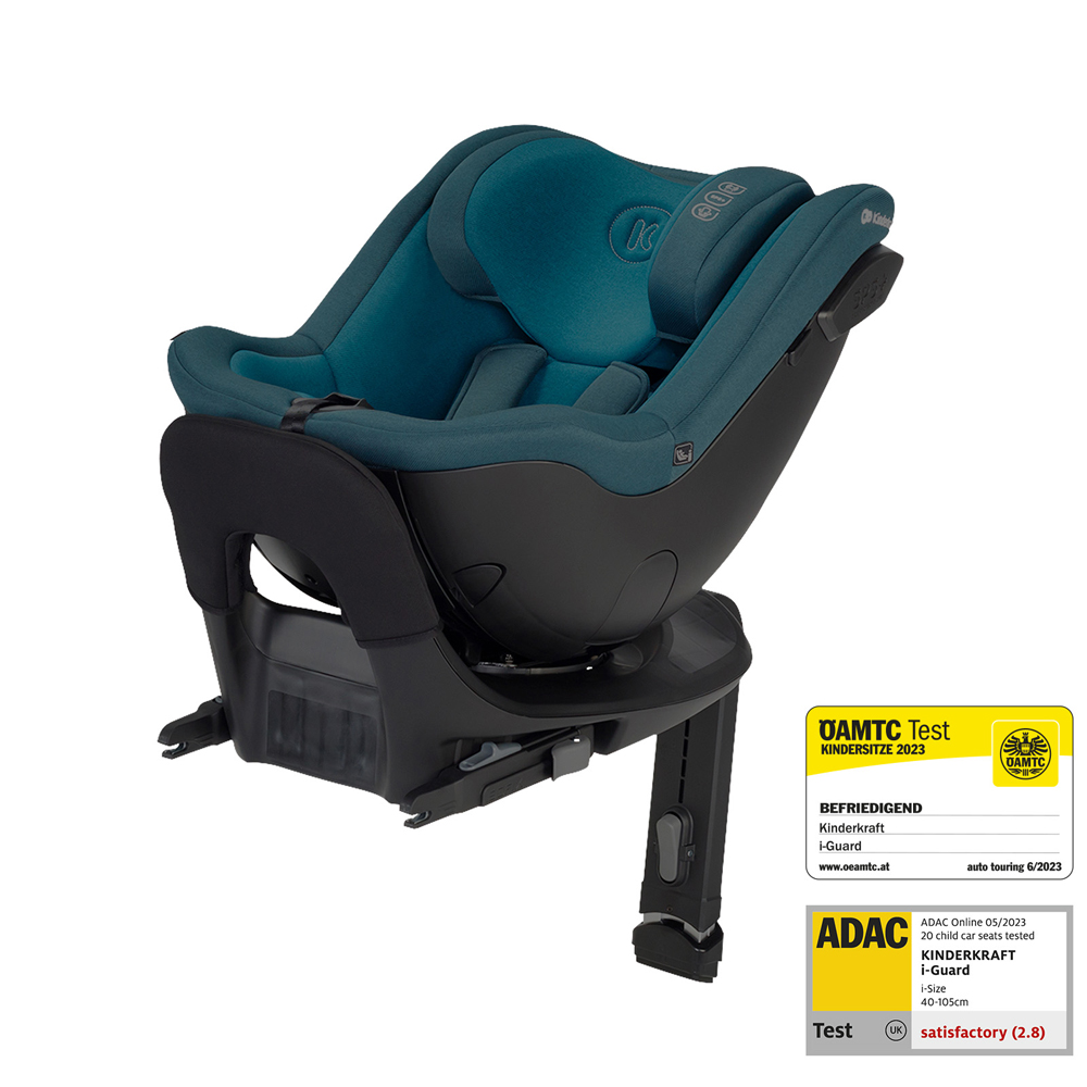 KINDERKRAFT SELECT Autósülés I-GUARD PRO i-Size 61-105 cm Harbor Blue, Prémium