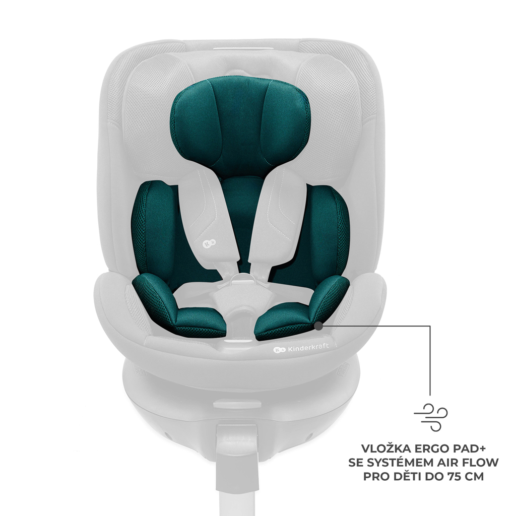 KINDERKRAFT Xrider 2 i-size autósülés 40-150 cm Zöld