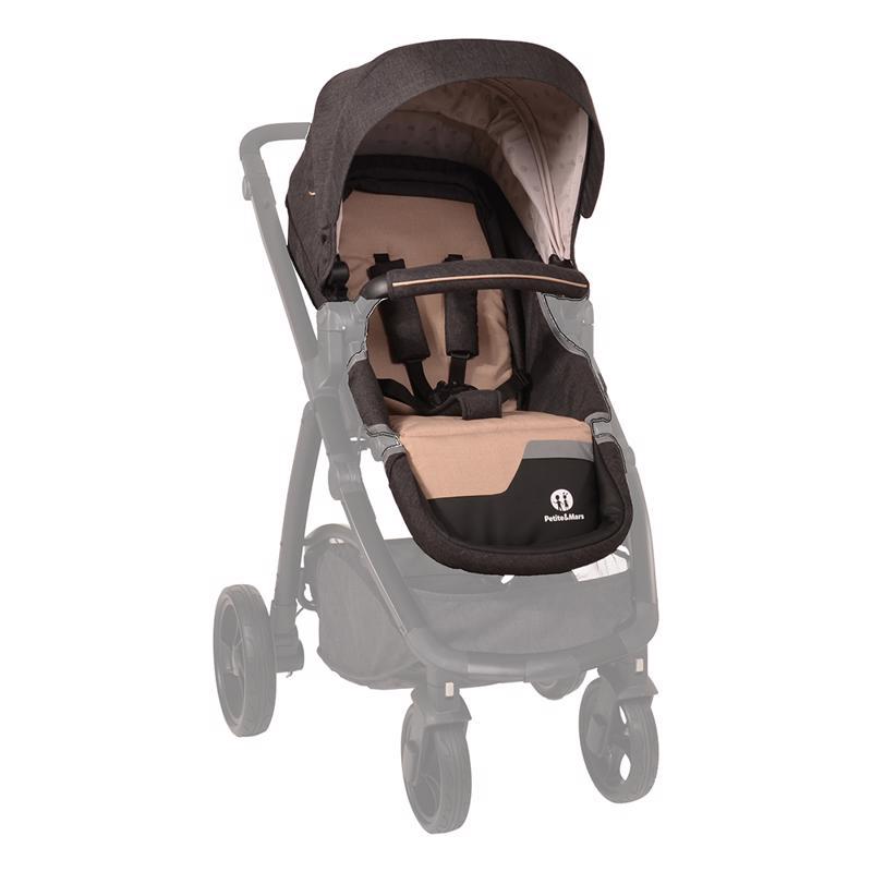 PETITE&amp;amp;amp;amp;amp;MARS Športové sedadlo ku kočíku Vario/Spider - Black Melange