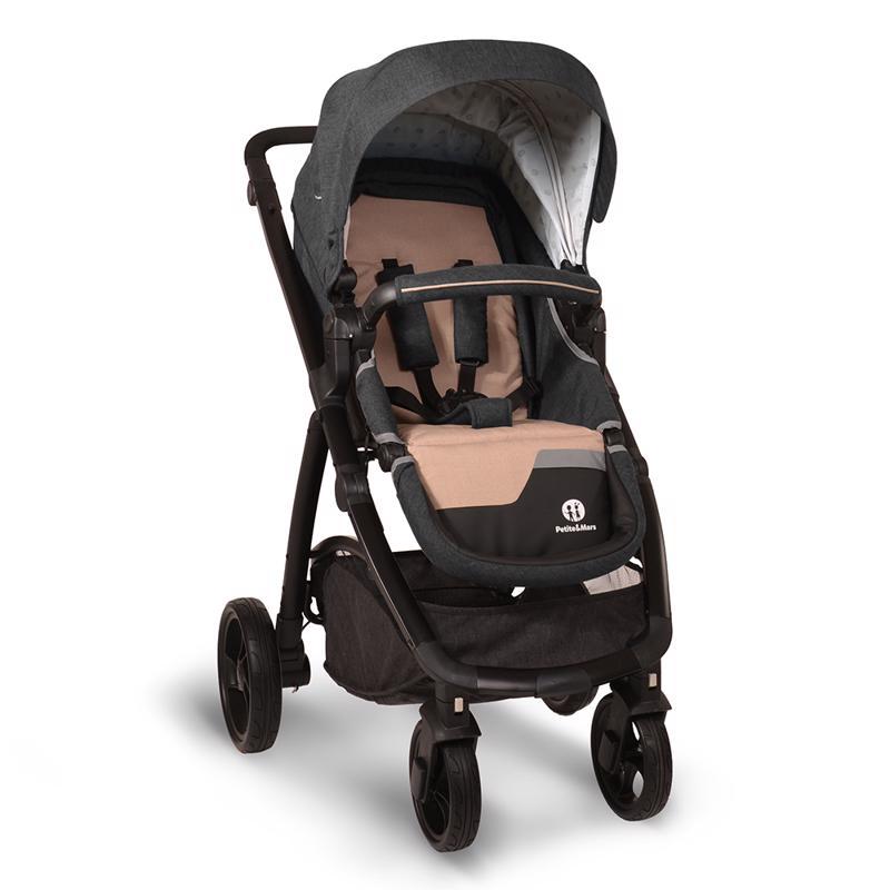 PETITE&amp;amp;amp;amp;MARS Športové sedadlo ku kočíku Vario/Spider - Black Melange
