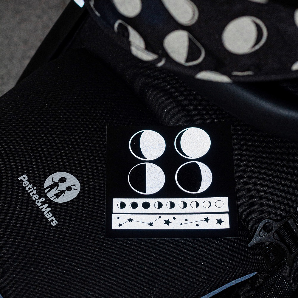 PETITE&amp;amp;MARS Reflexné samolepky Heritage Luna