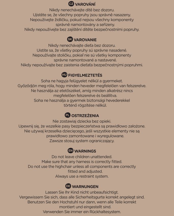 PETITE&amp;MARS Etetőszék huzat és tálca Gusto Green Trees