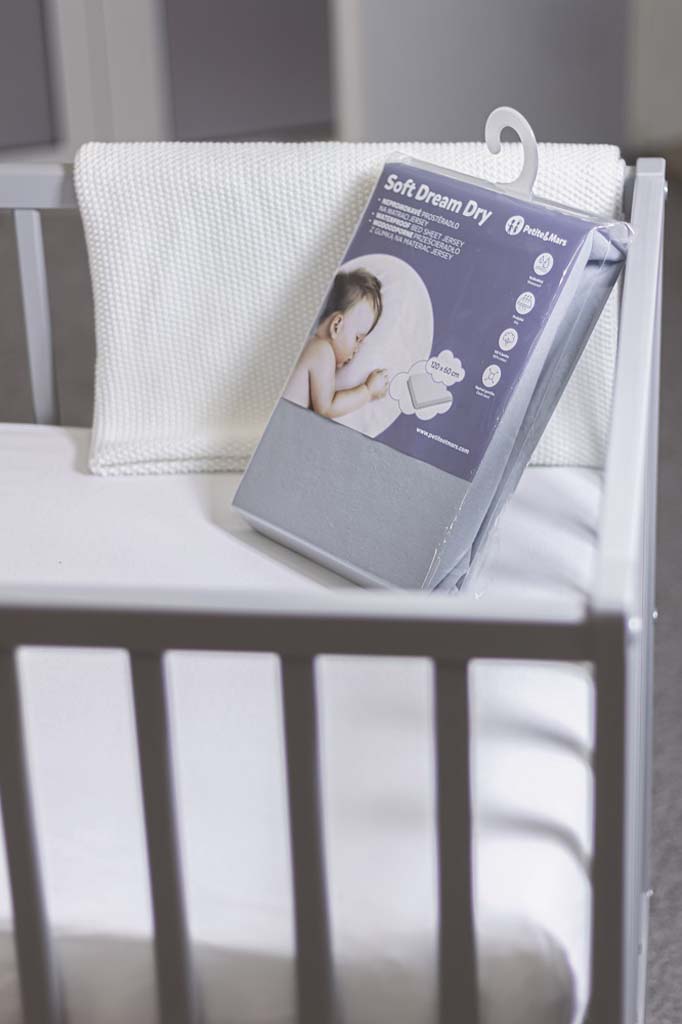 PETITE&amp;amp;amp;amp;amp;amp;amp;amp;amp;MARS Nepremokavá plachta nepremokavá Soft Dream Dry 120 x 60 White