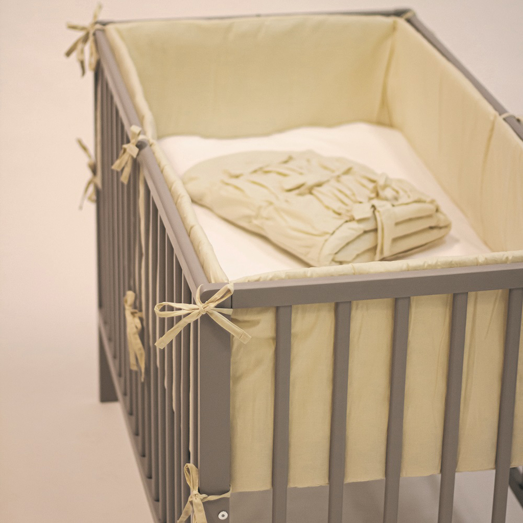 PETITE&amp;amp;MARS Mantinel ochranný do postieľky TILLY MAX Light Beige 360 cm