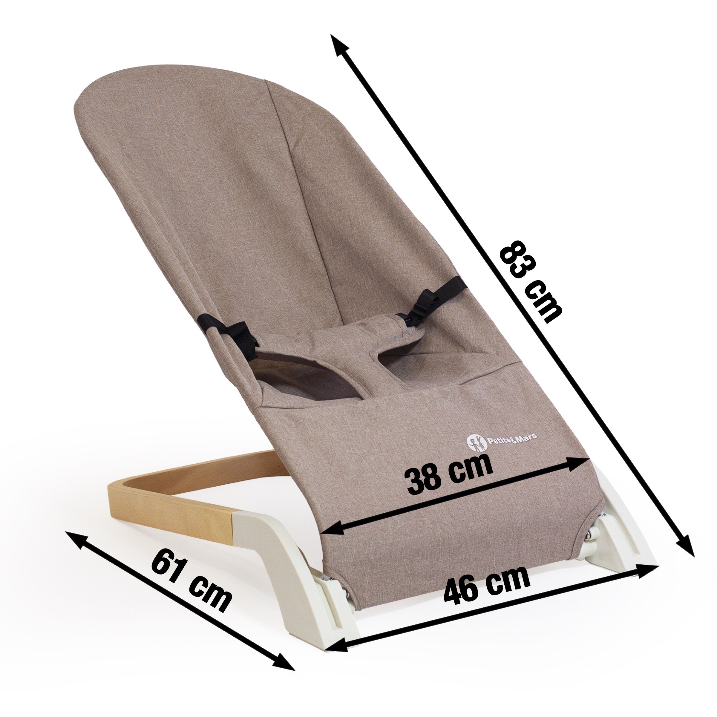 PETITE&amp;amp;amp;amp;amp;amp;amp;amp;amp;amp;MARS Lehátko Calmy Black