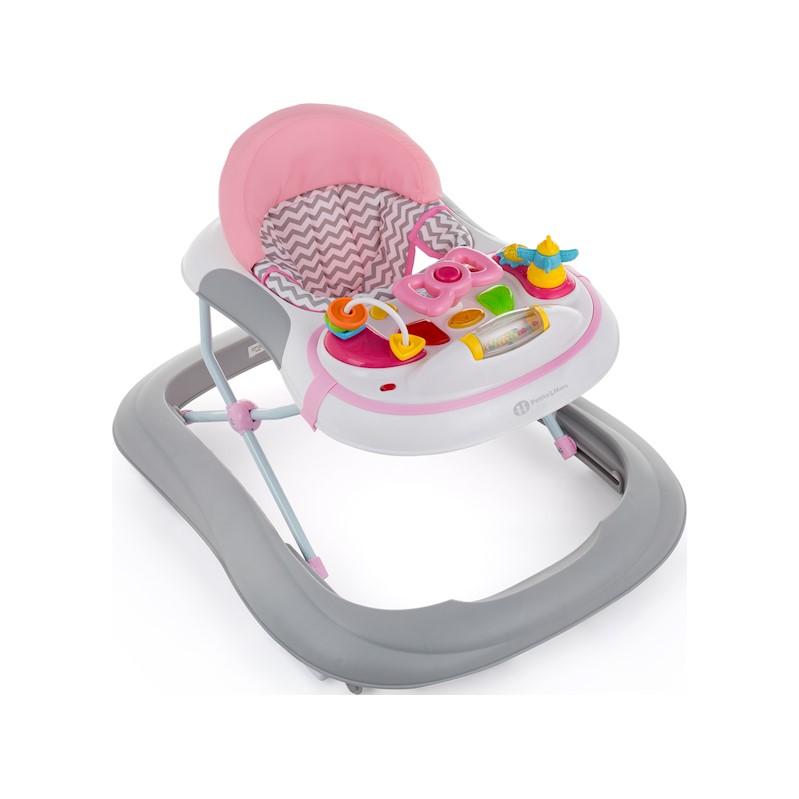 PETITE&amp;amp;amp;amp;amp;amp;MARS bébikomp hanggal Monty Chevron Pink