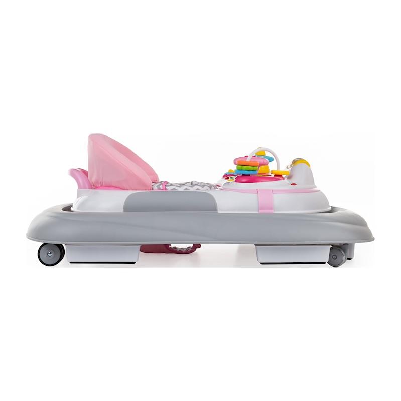 PETITE&amp;amp;amp;MARS bébikomp hanggal Monty Chevron Pink