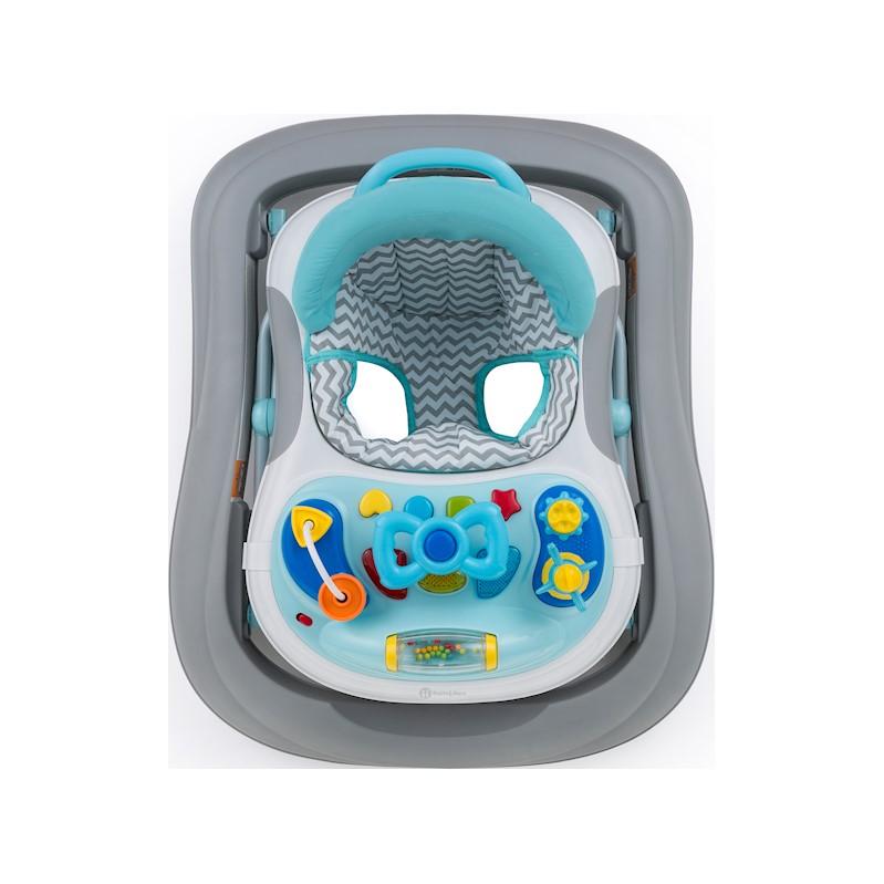 PETITE&amp;amp;amp;amp;amp;MARS bébikomp hanggal Monty Chevron Blue