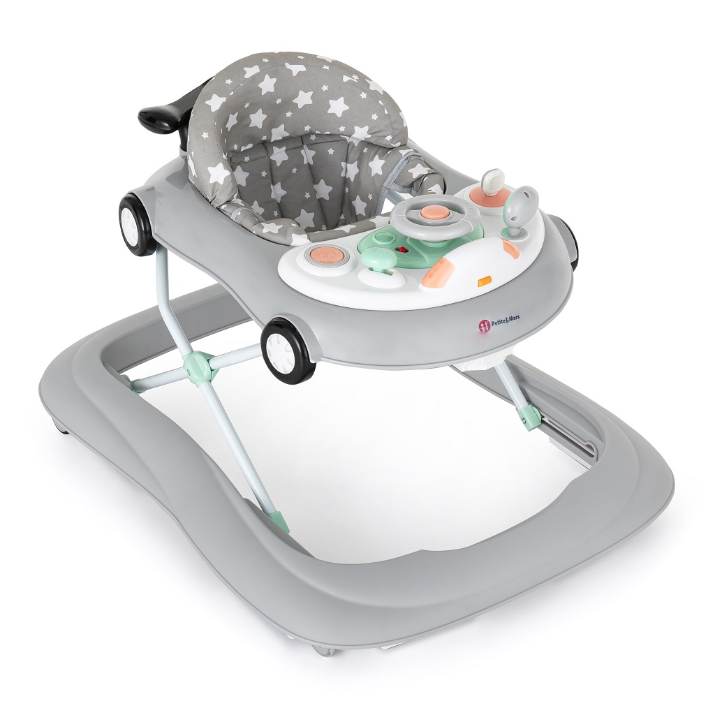 PETITE&amp;amp;amp;amp;amp;amp;amp;amp;amp;MARS bébikomp hanggal Cabrio Grey