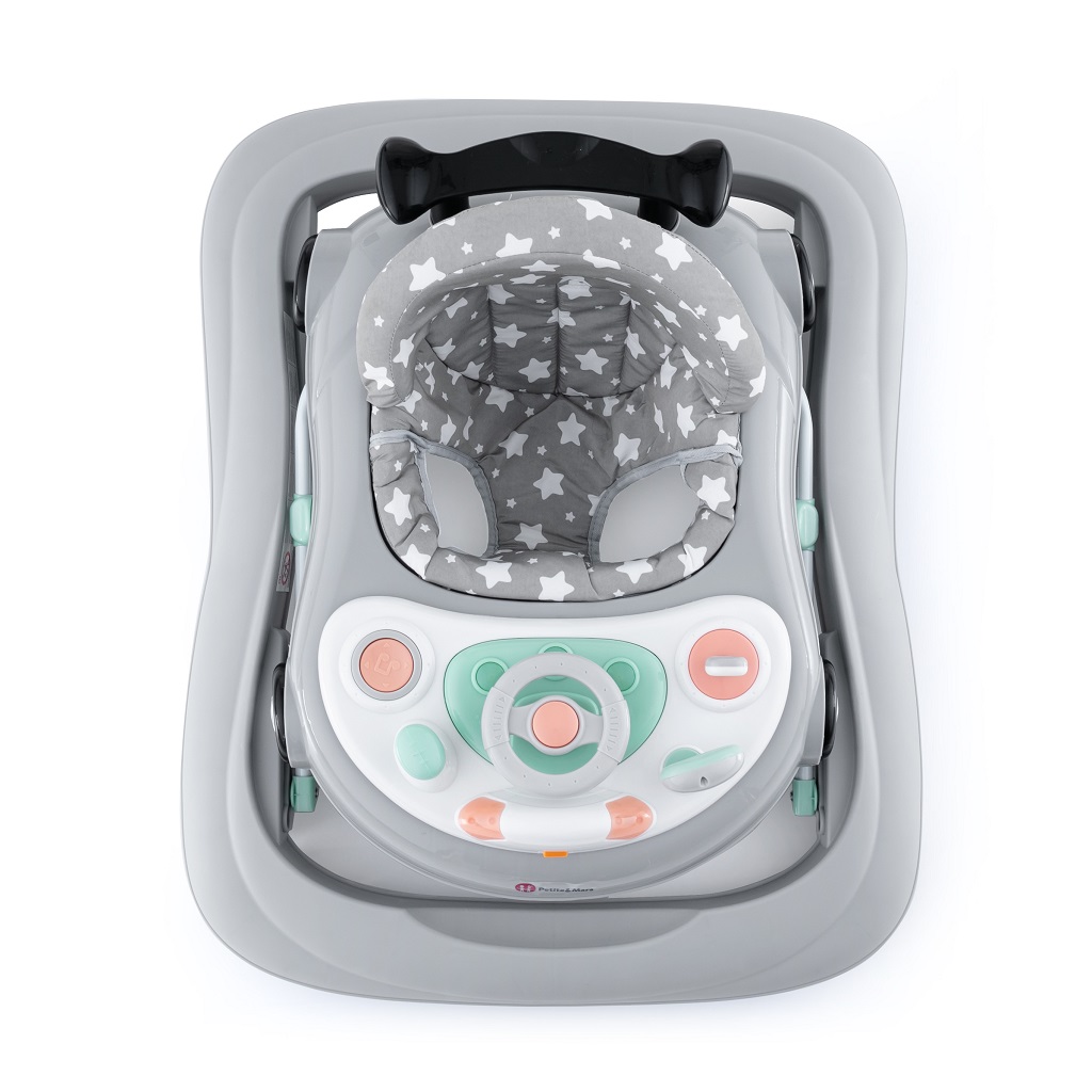 PETITE&amp;amp;amp;amp;amp;amp;MARS bébikomp hanggal Cabrio Grey