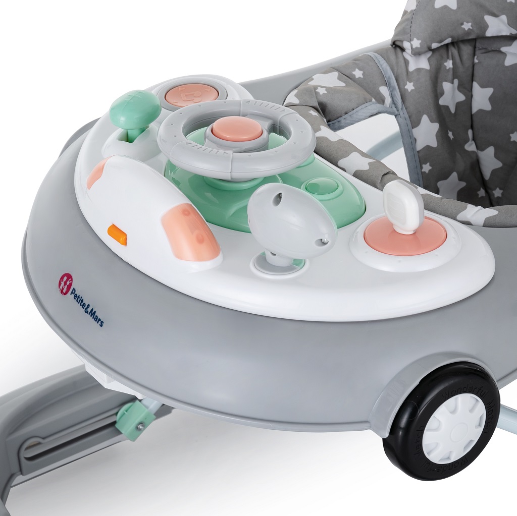 PETITE&amp;amp;amp;amp;MARS bébikomp hanggal Cabrio Grey