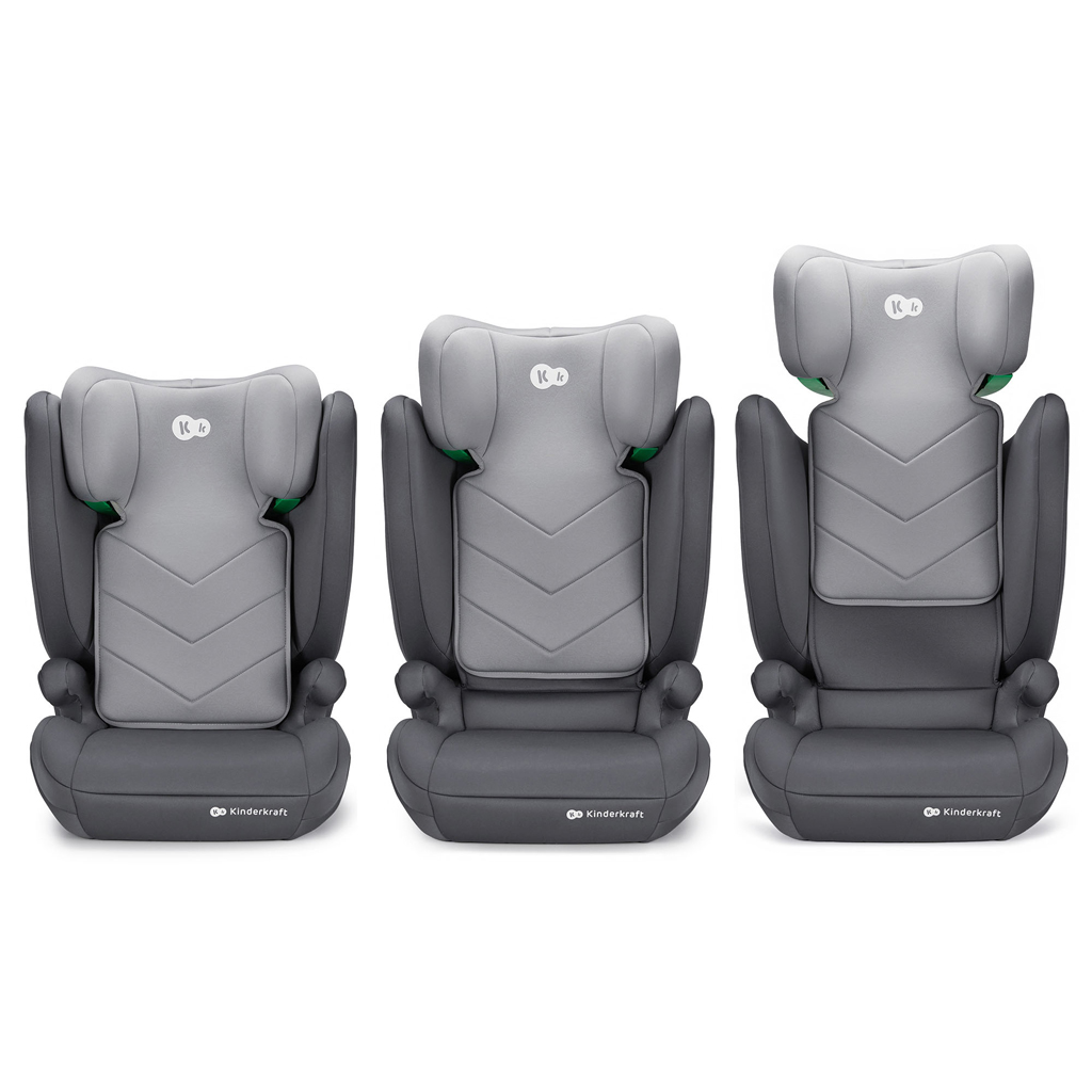 KINDERKRAFT Autósülés i-Spark i-Size 100-150 cm Szürke