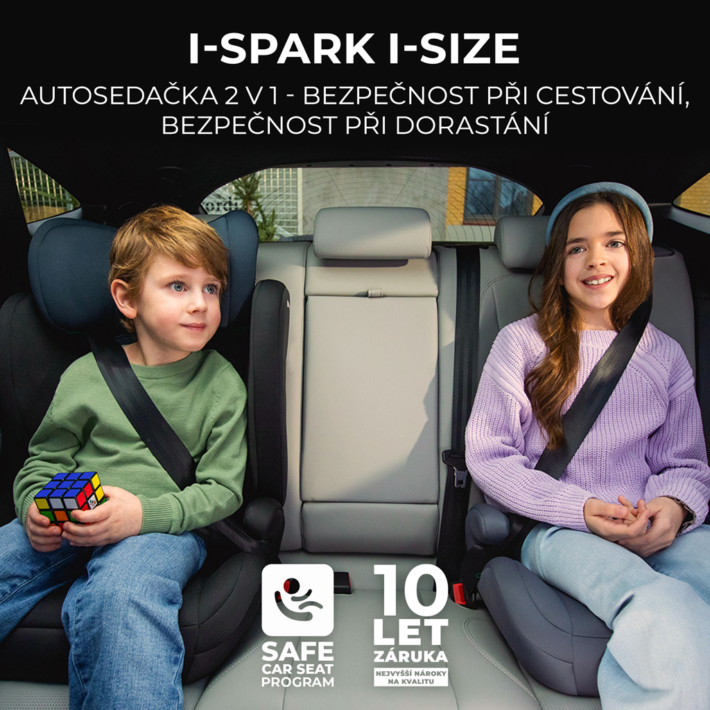 KINDERKRAFT Autósülés i-Spark i-Size 100-150 cm Pink