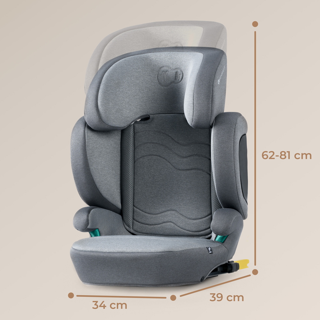 KINDERKRAFT SELECT Autósülés i-Size XPAND 2 i-Size 100-150 cm Rocket Grey, Premium
