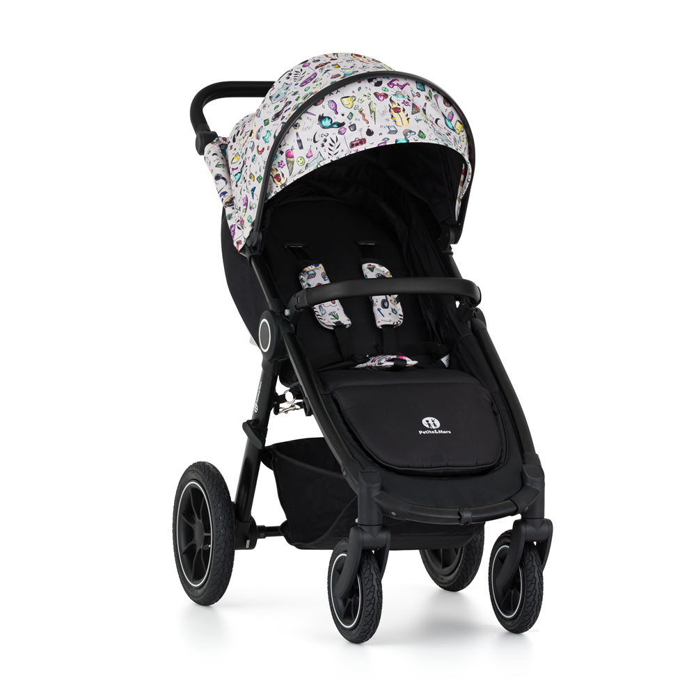 PETITE&MARS Sport babakocsi Street2 Air Black Limited 100 Tattoo