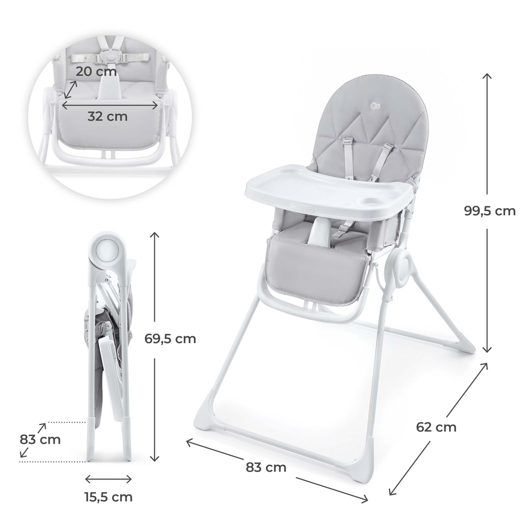 KINDERKRAFT Binci Light Grey