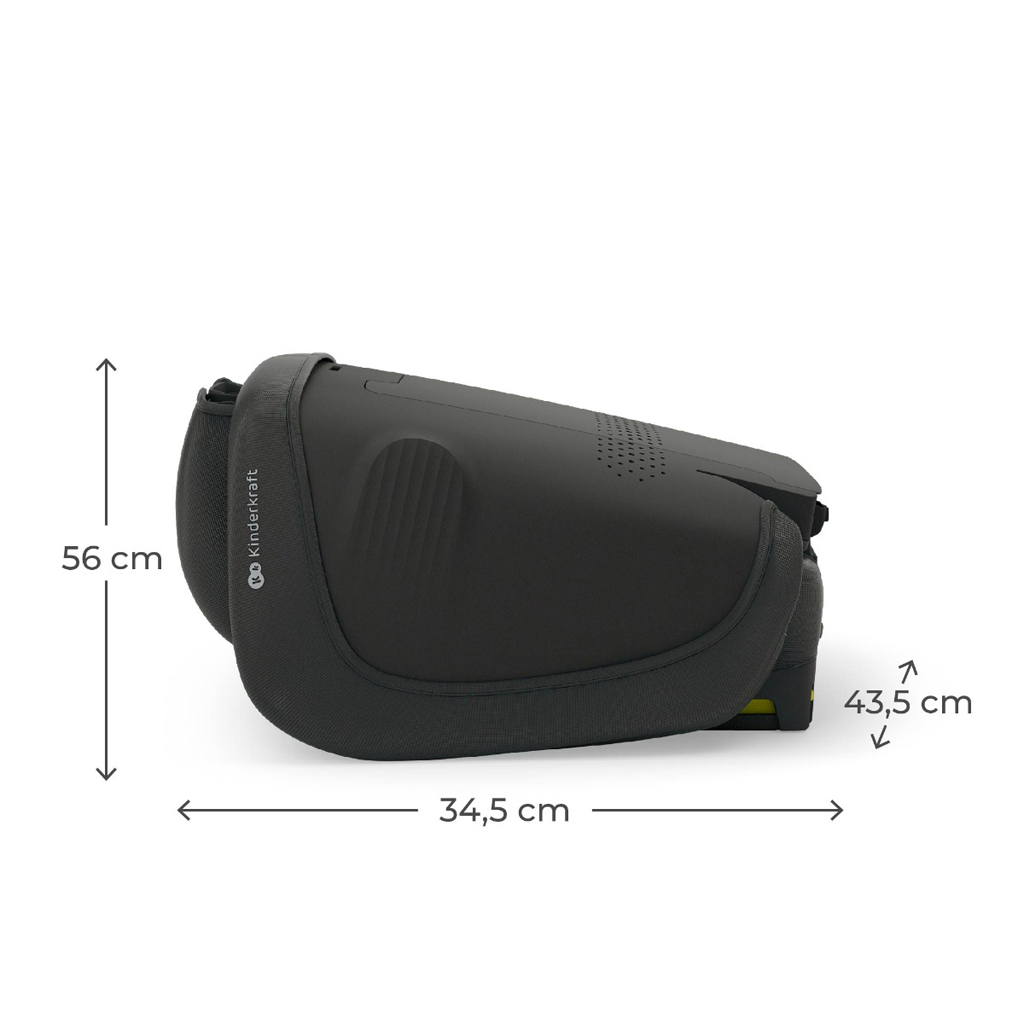 KINDERKRAFT Unity 2 I-Size (100-150 cm) Black