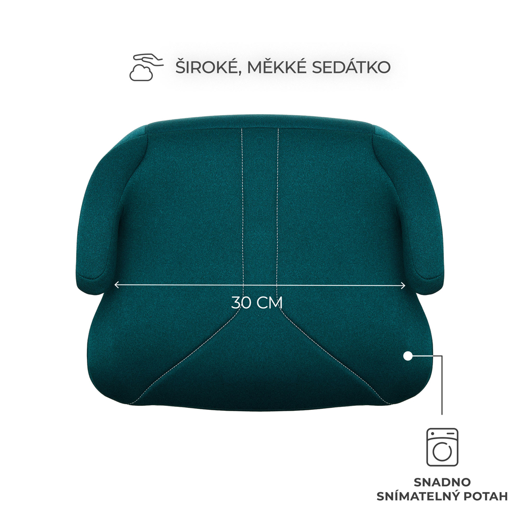 KINDERKRAFT Ülésmagasító I-Boost 2 (125–150 cm) Green