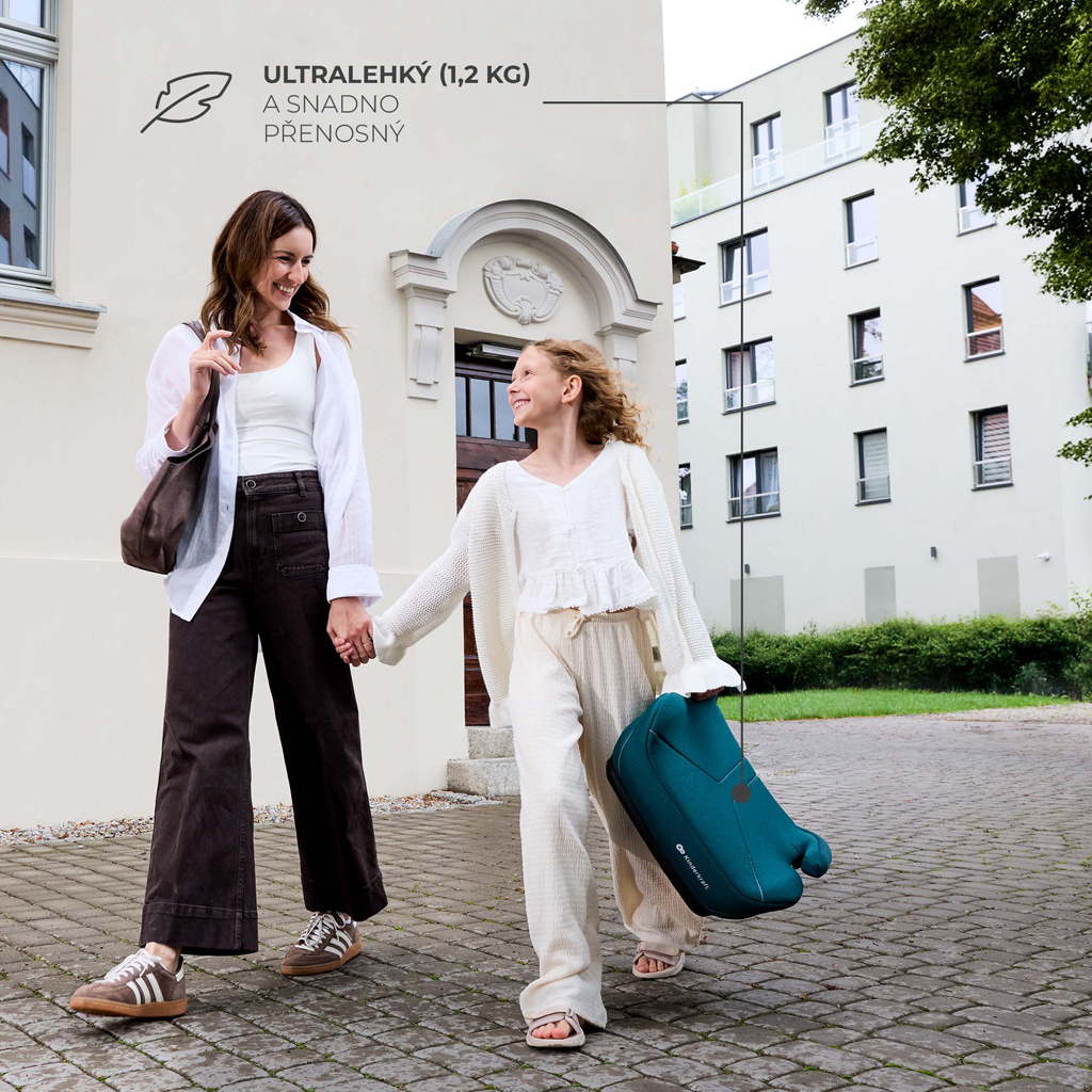 KINDERKRAFT Ülésmagasító I-Boost 2 (125–150 cm) Grey