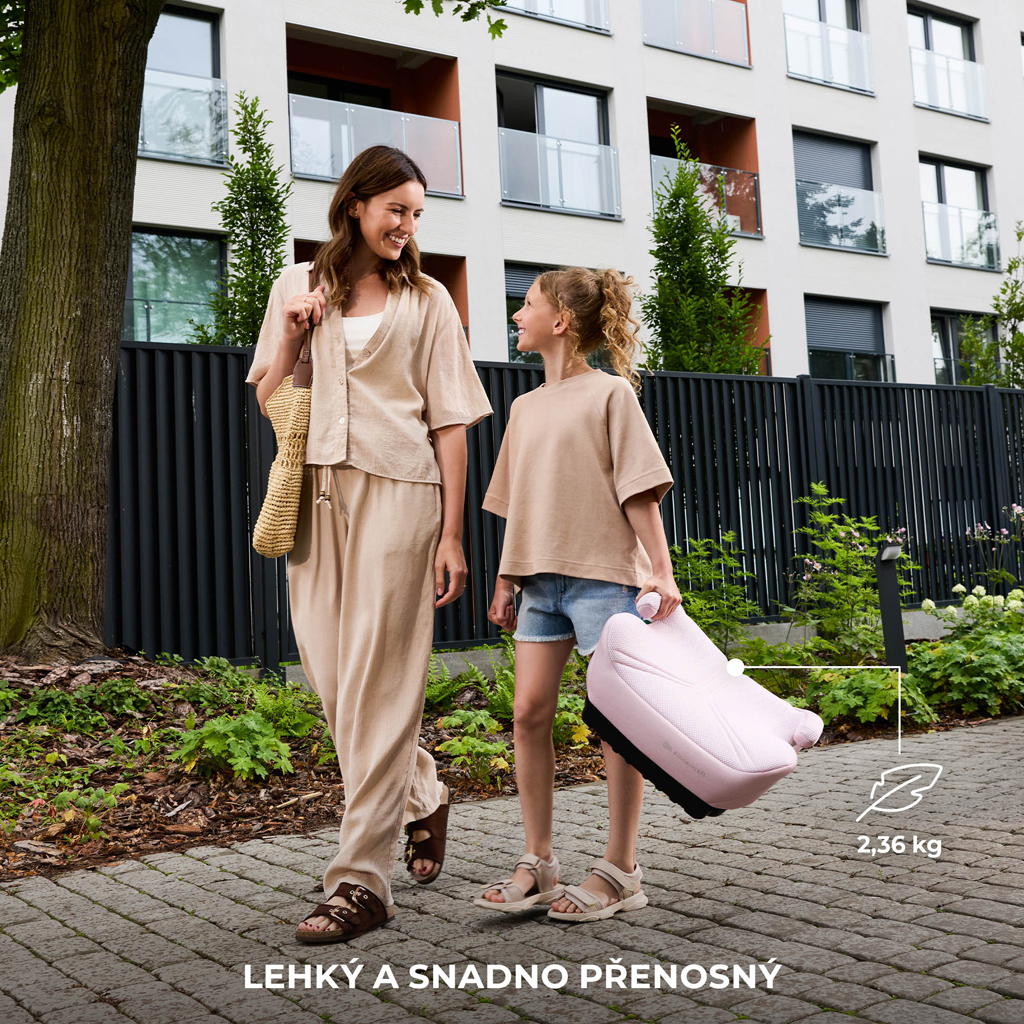 KINDERKRAFT Ülésmagasító I-Boost 2 Pro (125–150 cm) Black