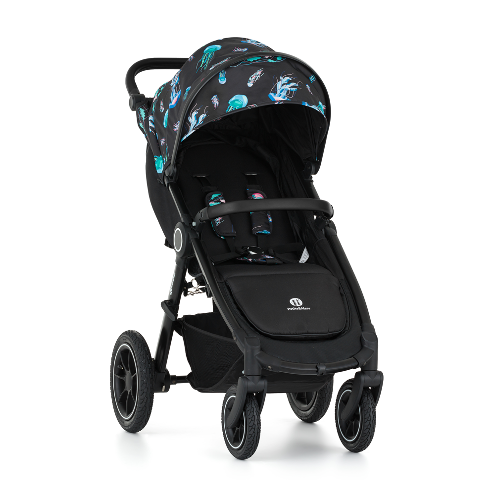 PETITE&MARS Sport babakocsi Street2 Air Black Limited 100 Jellyfish