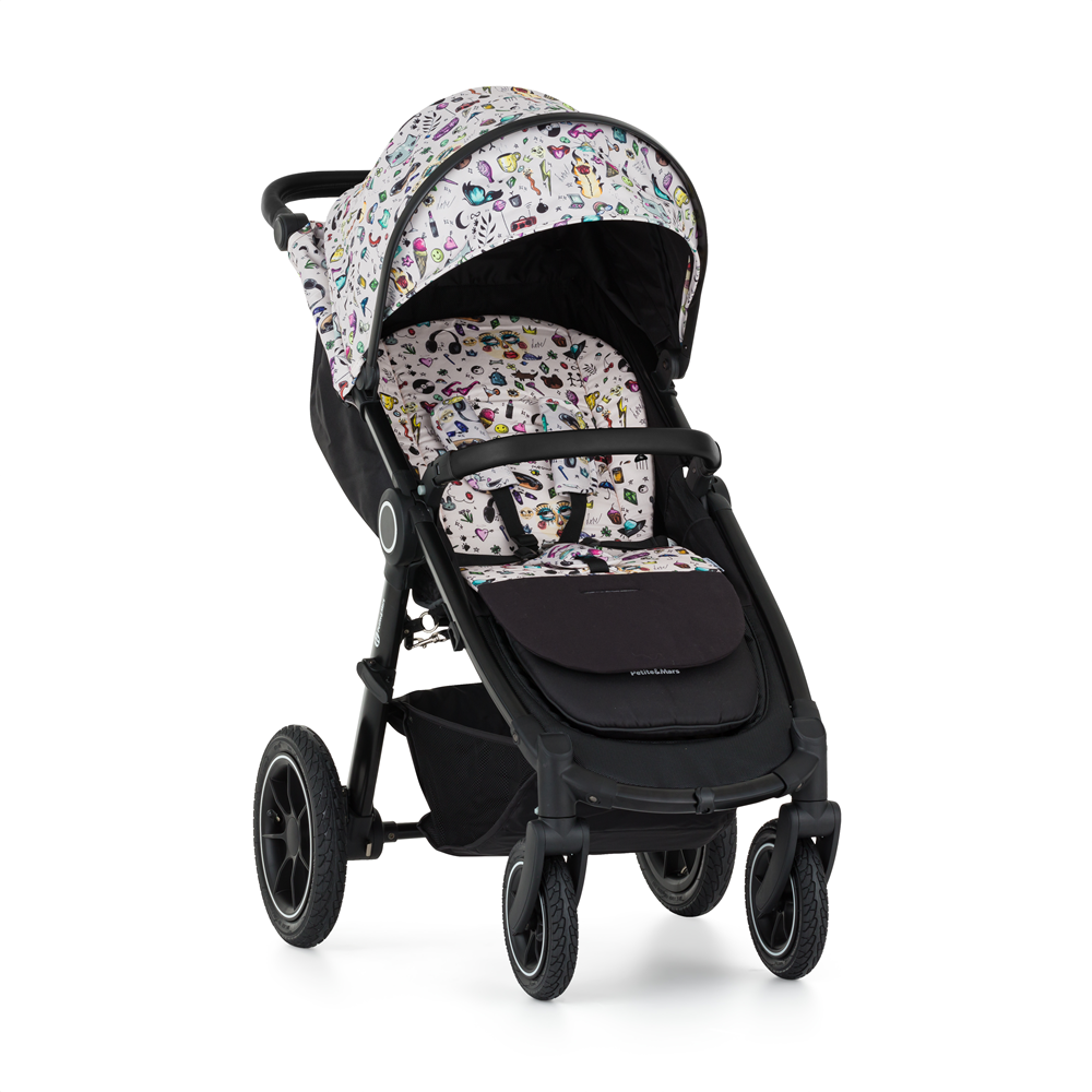 PETITE&MARS Sport babakocsi Street2 Air Black Limited 100 Tattoo Complete