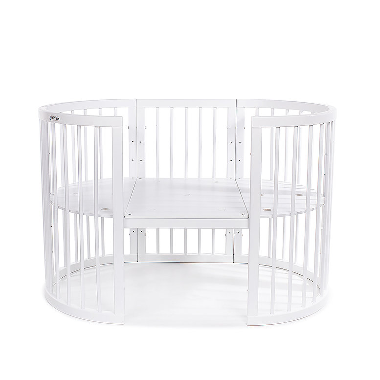 MIMIKO Kerek babaágy 9 az 1-ben Round White