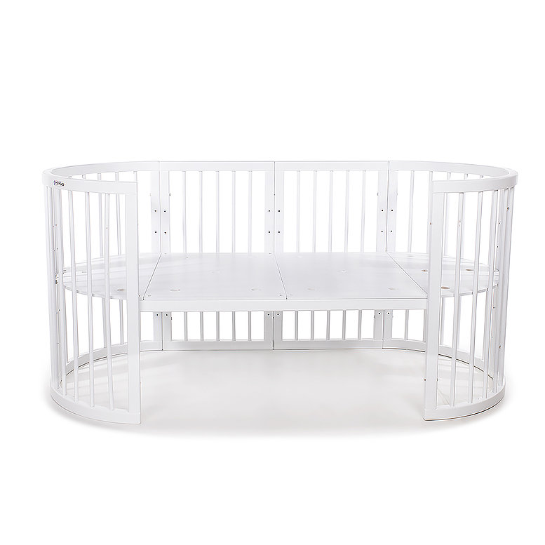 MIMIKO Kerek babaágy 9 az 1-ben Round White