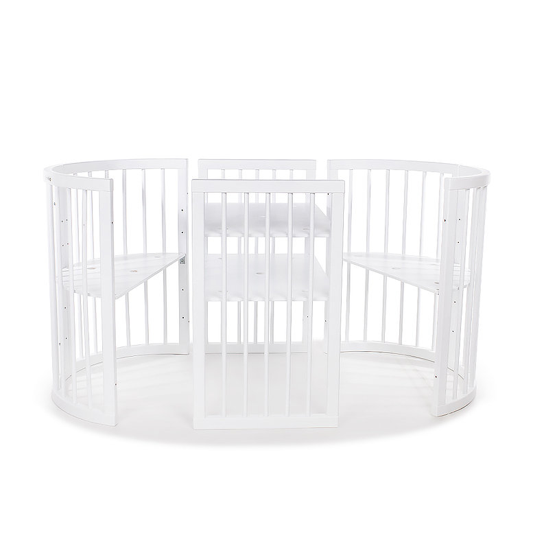 MIMIKO Kerek babaágy 9 az 1-ben Round White