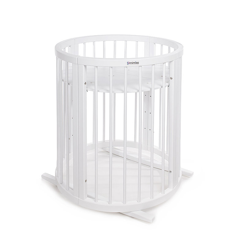 MIMIKO Kerek babaágy 9 az 1-ben Round White