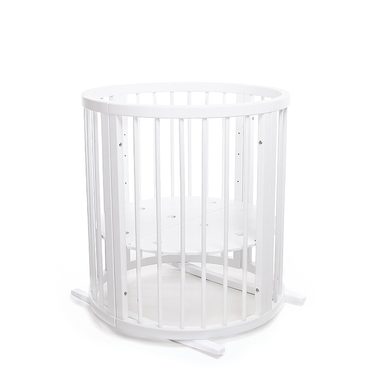 MIMIKO Kerek babaágy 9 az 1-ben Round White