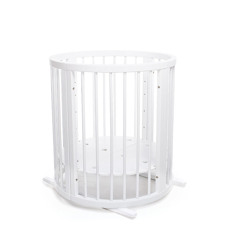 MIMIKO Kerek babaágy 9 az 1-ben Round White