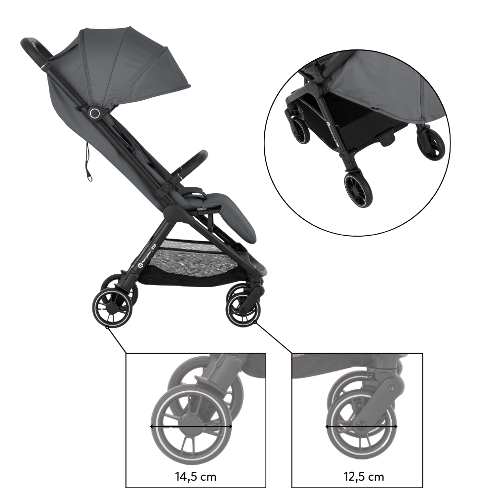 PETITE&amp;amp;amp;MARS Sport babakocsi Zip Smoky Anthracite