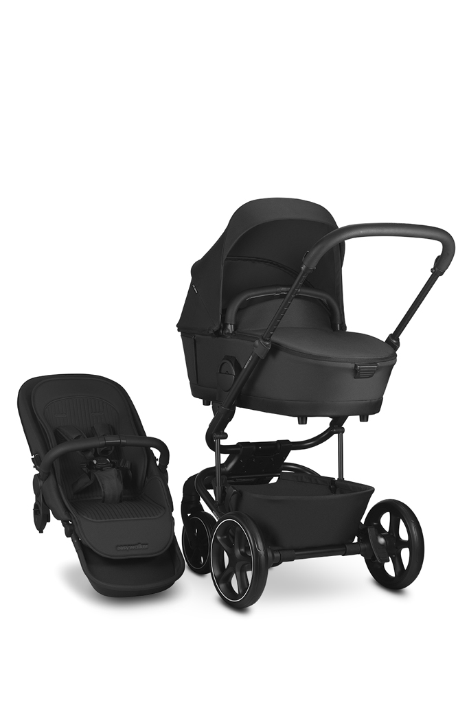 EASYWALKER Set XL kočík kombinovaný Harvey NXT s príslušenstvom Eclipse Black