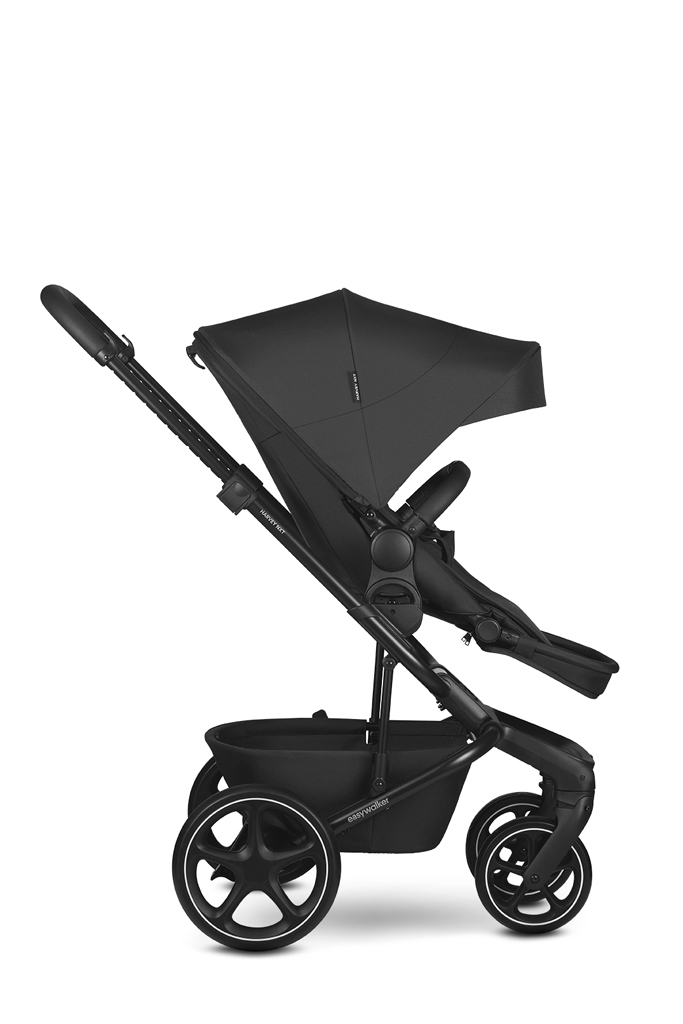 EASYWALKER Set XL kočík kombinovaný Harvey NXT s príslušenstvom Eclipse Black