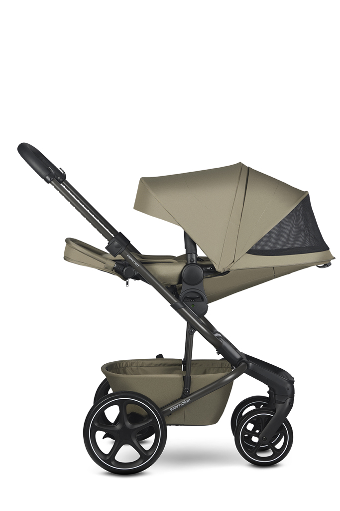 EASYWALKER Set XL kočík kombinovaný Harvey NXT s príslušenstvom Moss Green
