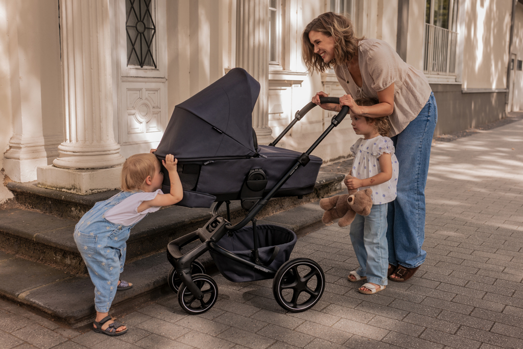 EASYWALKER Set XL kočík kombinovaný Harvey NXT s príslušenstvom Moss Green