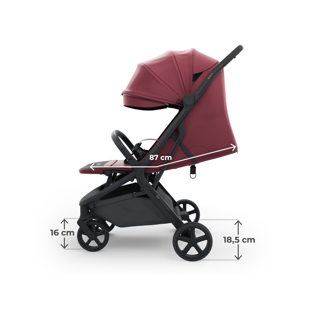 KINDERKRAFT SELECT Sport babakocsi Nubi 3 Dark Ruby
