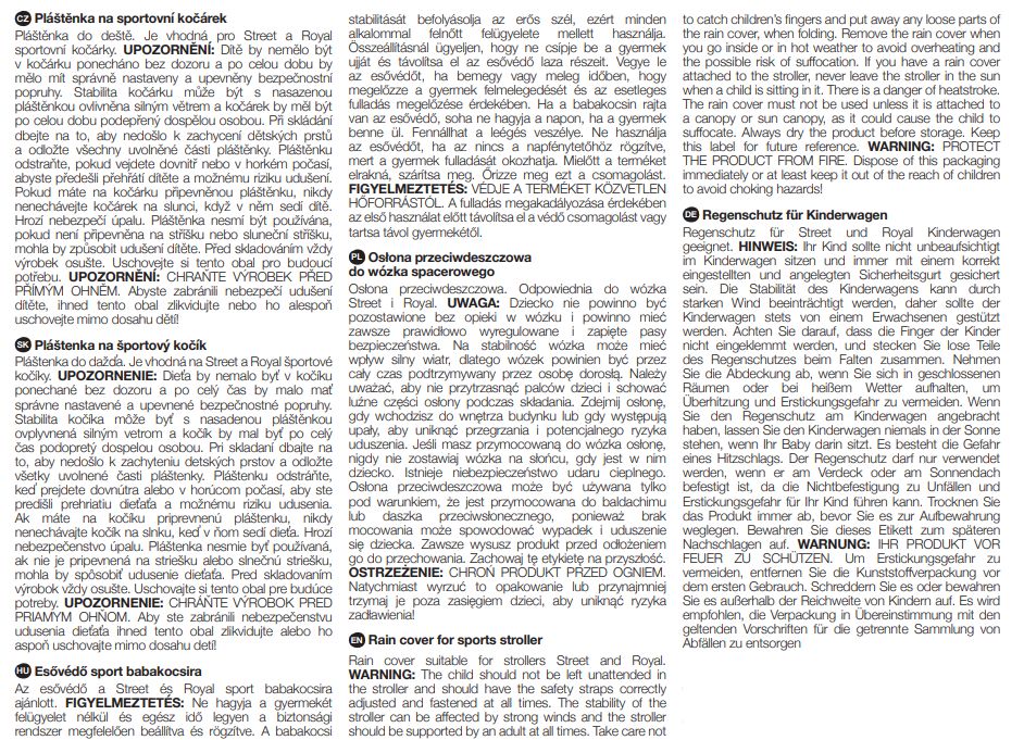 PETITE&amp;amp;amp;MARS Street, Street+, Royal esővédő